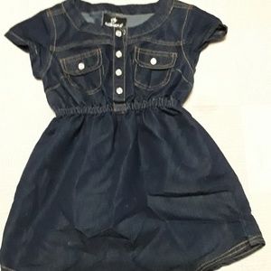 Girls blue jean dress